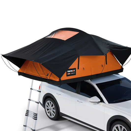 Lite XL - Sleeps 4 People - Car Roof Top Tent - Four Season Car Camping - Roof Tent FITS Most Cars - Premium Fold-Out Design, 30 Seconds Set-Up